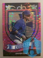 2021 Chronicles Crusade Pink Pulsar Prizm Javier Baez #6 Chicago Cubs